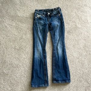 Used like new girls miss me jeans size 8 boot cut